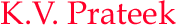 K V Prateek logo